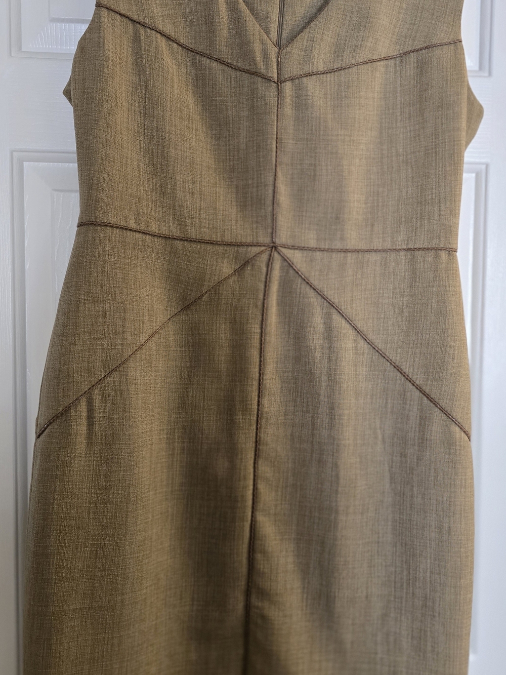 Ellen Tracy Brown Sheath Dress